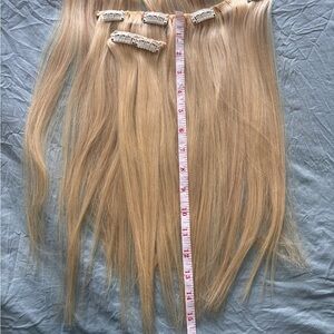 Golden Blonde Clip-In Hair Extensions